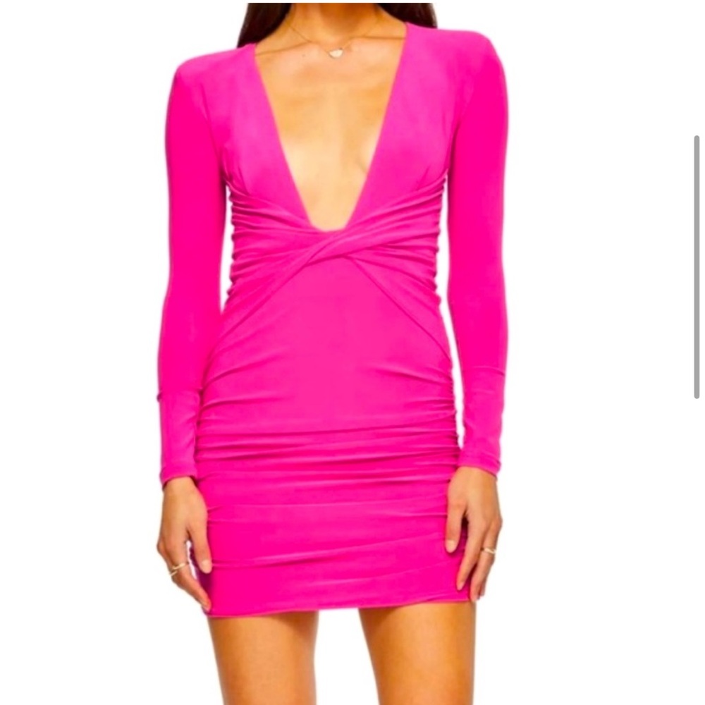 Nookie Size Small Envy Mini Dress in Neon Pink